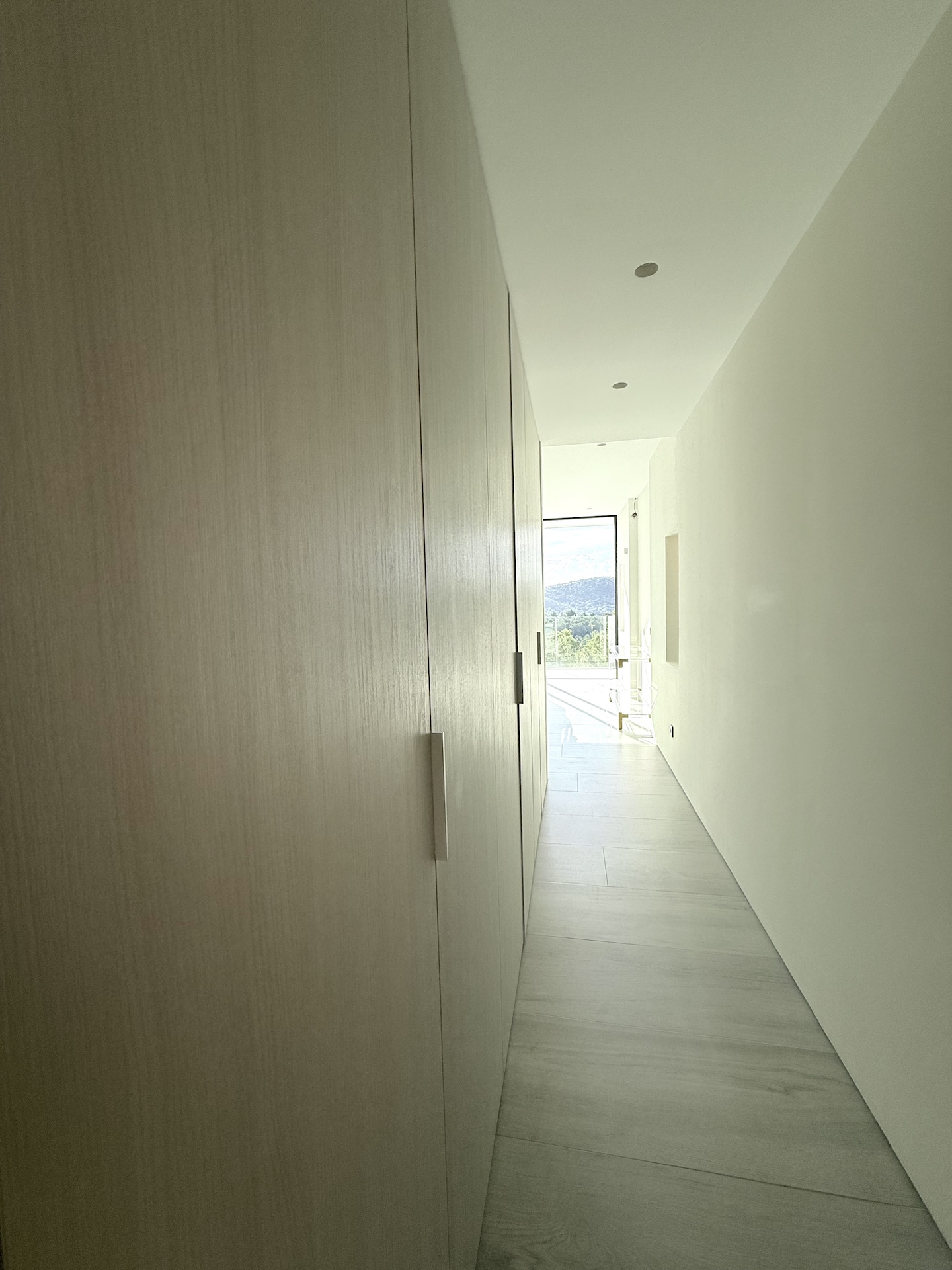 Resa Estates Can Furnet Ibiza te koop sale modern villa sea dalt villa views hallway bedroom.jpeg